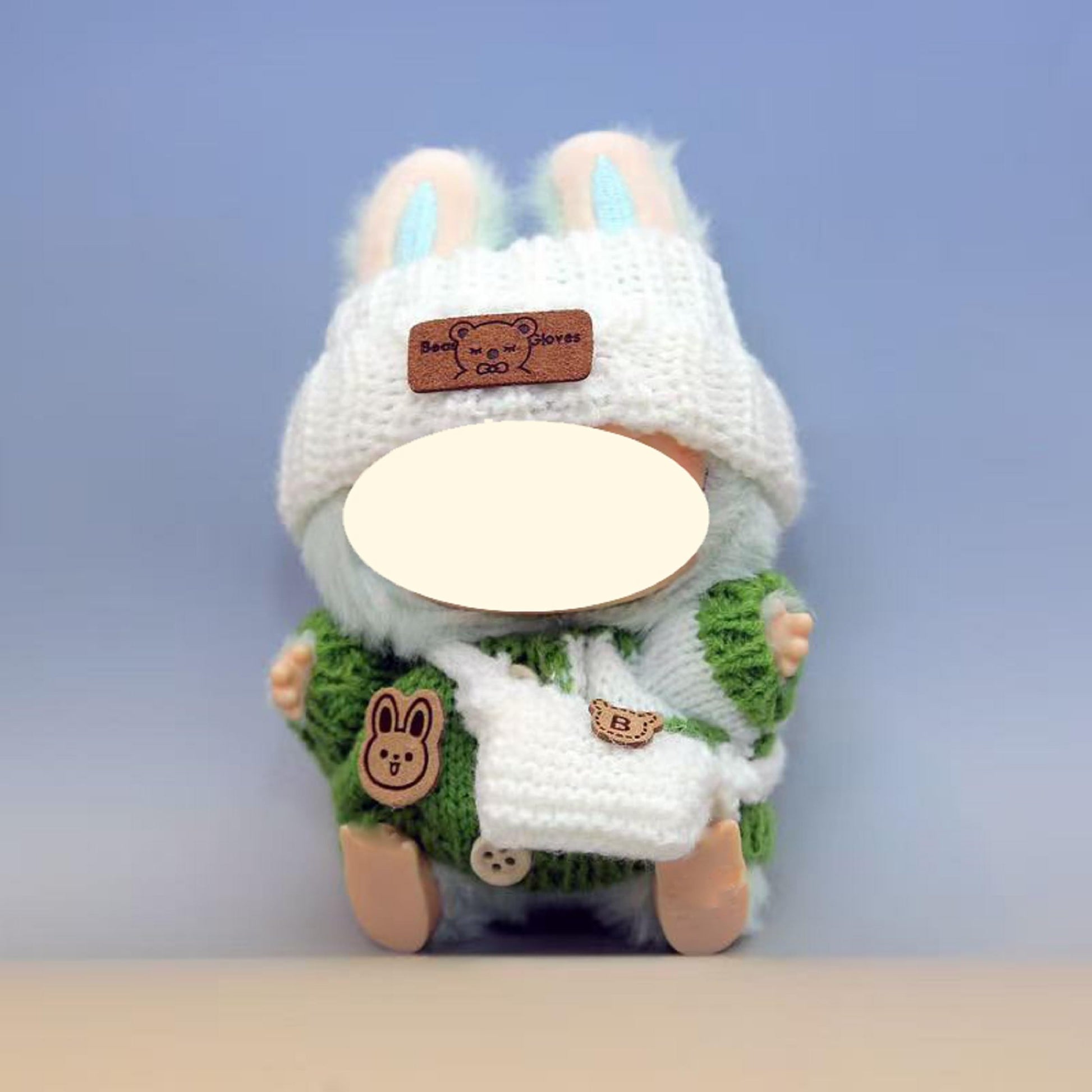 17cm Doll Clothes - Kawaii Chic Style Set for 17cm Dolls, Cute Doll Outfit with Accessories (Style D)