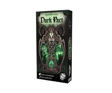 Dark Pact by Trick Or Treat Studios | Strategic Deck Building Game from The Designer of Race for the Galaxy, Tom Lehmann | 1-4 Players | Ages 14+