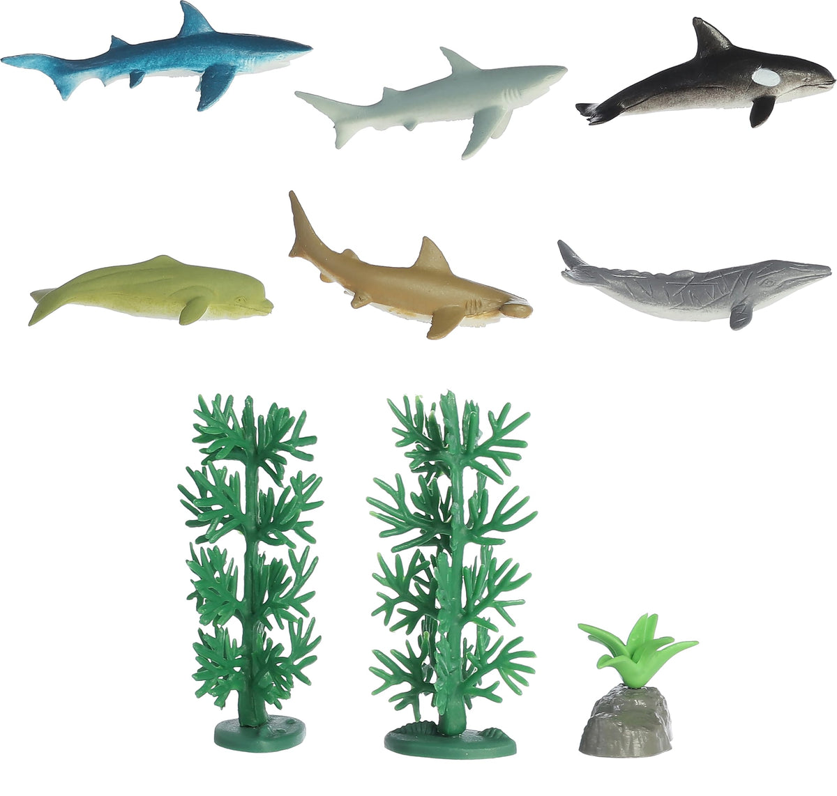 Aurora® Toys Timeless Habitat™ Mini Ocean Play Figures Toy - Imaginative Play - Unplugged Play - Multicolor 6 Inches