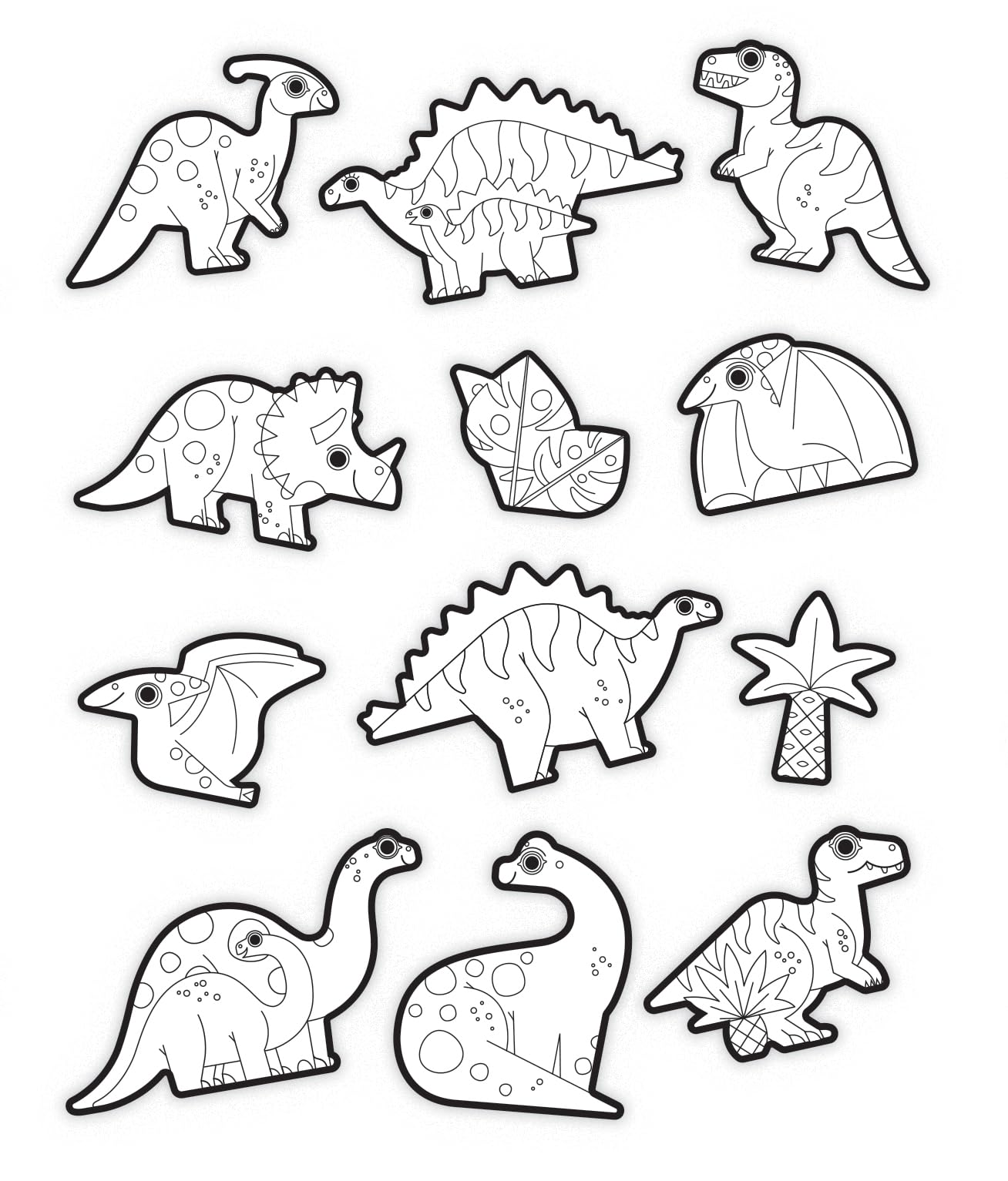 Crocodile Creek Coloring Stickers Set for Kids Ages 3 and Up - Travel Coloring Activity for Girls and Boys - Includes 20 Jumbo Stickers, Crayons,