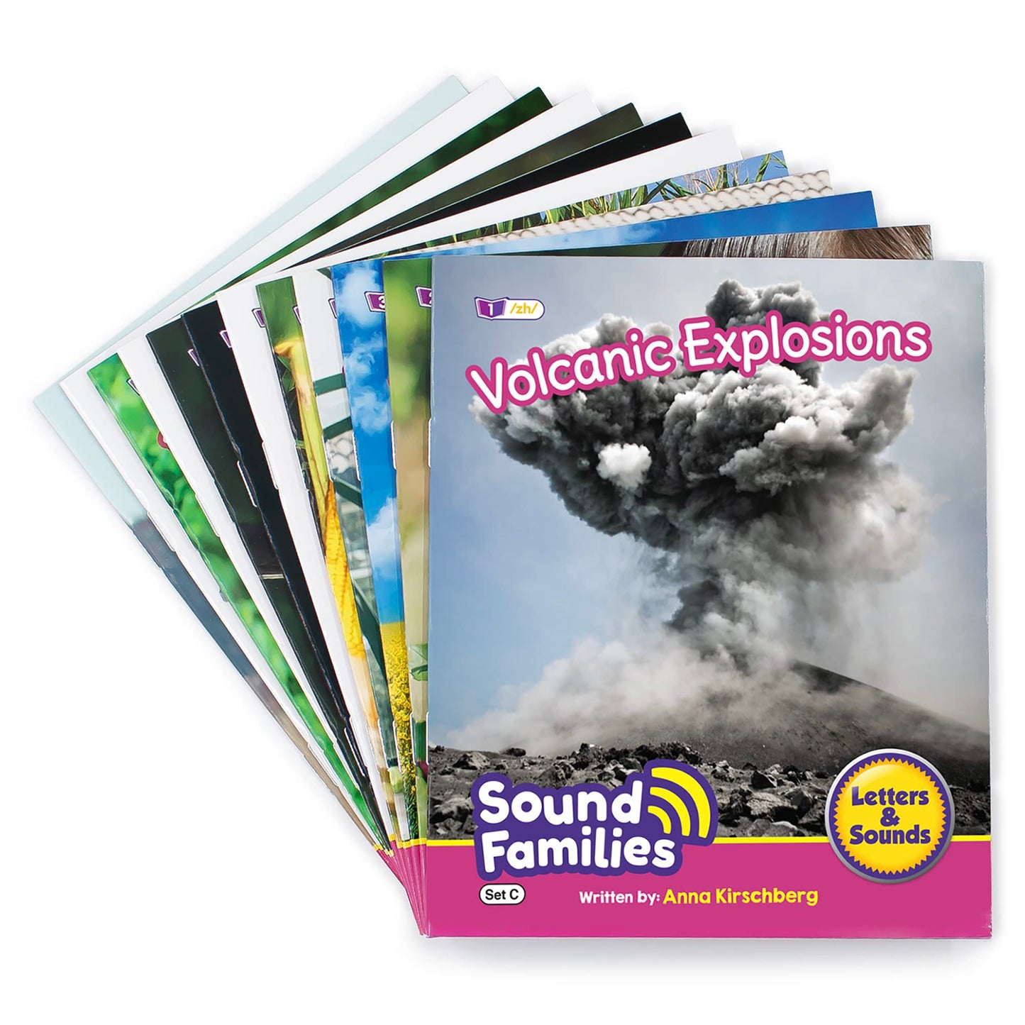 Junior Learning Decodable Readers Sound Families R-Controlled Non-Fiction Phase 5.5, Vowel Sounds, Learn to Read, Easy decodable Texts, with 12 Books
