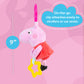 Kids Preferred Peppa Pig Take Along Activity Toy - Baby Toy, Star Teether, Rattle, Sensory Toy, 9 Inches, On-The-Go Clip, Ages 0 Months and Up