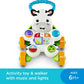 Fisher-Price Baby Push Toy Learn with Me Zebra Walker Musical Learning Activity with Lights & Fine Motor Play for Infants Ages 6+ Months