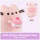 GUND Pusheen Cherry Macaron Squisheen 9.5-Inch Squishy Plush Toy; Ages 8+