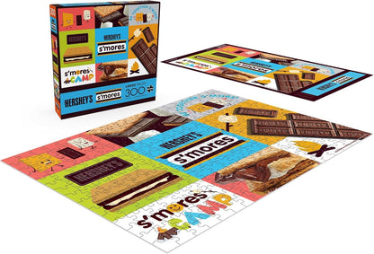 Buffalo Games - Hershey - S'Mores Collage - 300 Piece Jigsaw Puzzle for Adults -Challenging Puzzle Perfect for Game Nights - Finished Size is 21.25 x