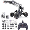 VANLINNY Robotic Arm Kits, DIY Educational Building Set with 4 DOF, Remote Control Toy Set for Boys and Girls 8-14, Science Entry-Level for School