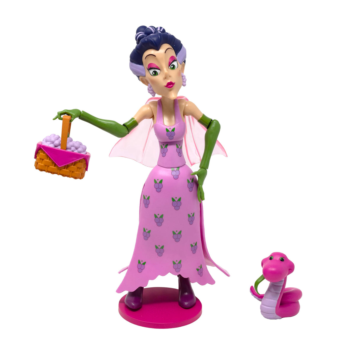 Boss Fight Studio Strawberry Shortcake Deluxe Sour Grapes Collectible Action Figure - Highly Articulated Fruity Scented Figurine with Accessories