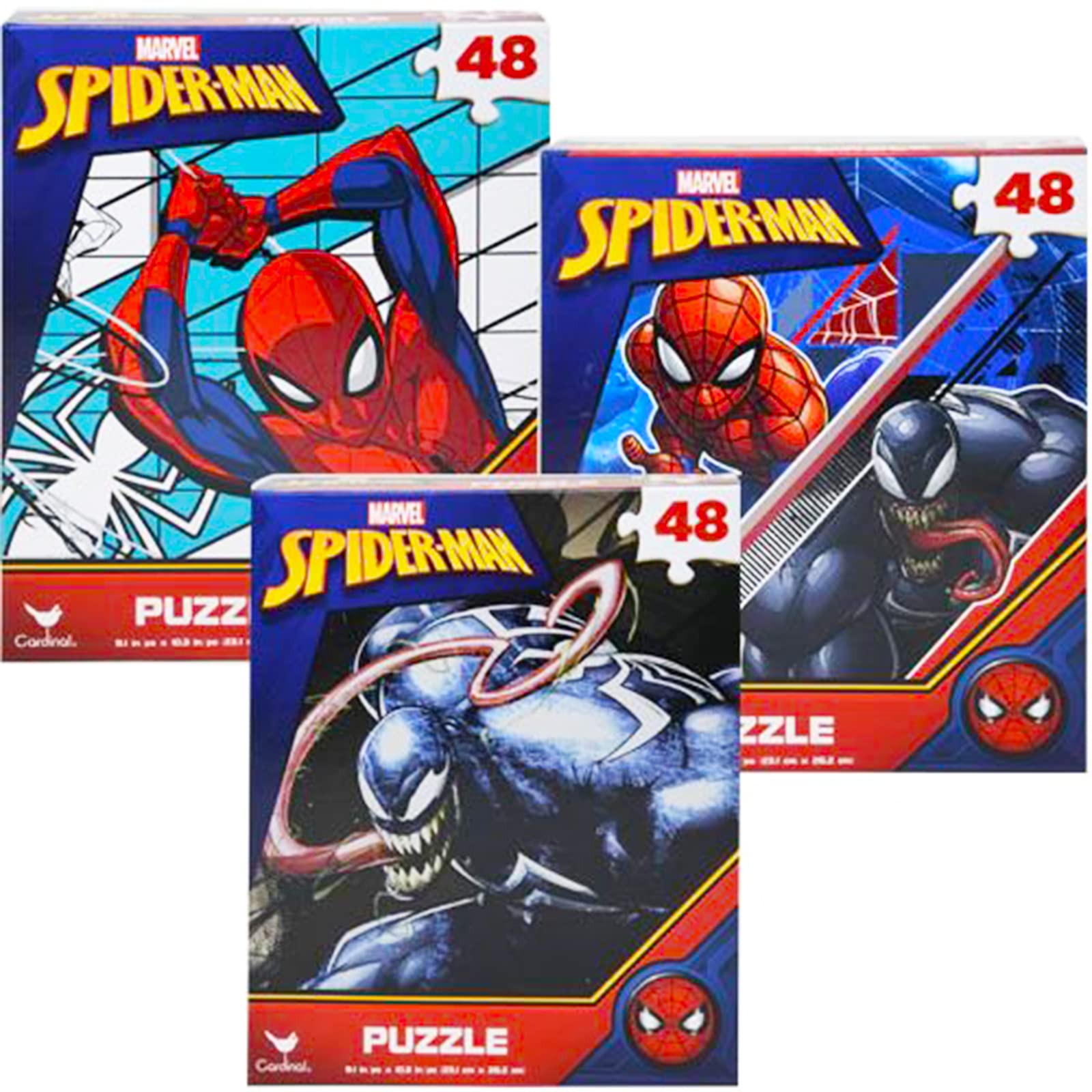 Spiderman Jigsaw Puzzles for Kids, Ages 3-5 - 2 Pack Bundle