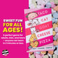 Taco Cat Goat Cheese Pizza Sweetheart Edition Card Game for Family Game Night | Candy-Free Valentine's Gifting | Easy to Play 15 Minute Rounds | Fun