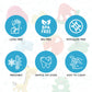 Gadgetime USA Silicone Baby Teether (Pack of 5) - Animal Toys for Babies, Toddlers, Girls & Boys - Stimulating & Soft Soothing - BPA Free - Assorted