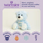 warmies Microwavable & Weighted Stuffed Animals, Baby Boy Bear - Heated Stuffed Animal Plushie for Warmth & Comfort - Cute Soft Plush Toys for Adults