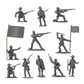 BMC Civil War Plastic Army Men - 32pc Battle of Petersburg Soldier Figures
