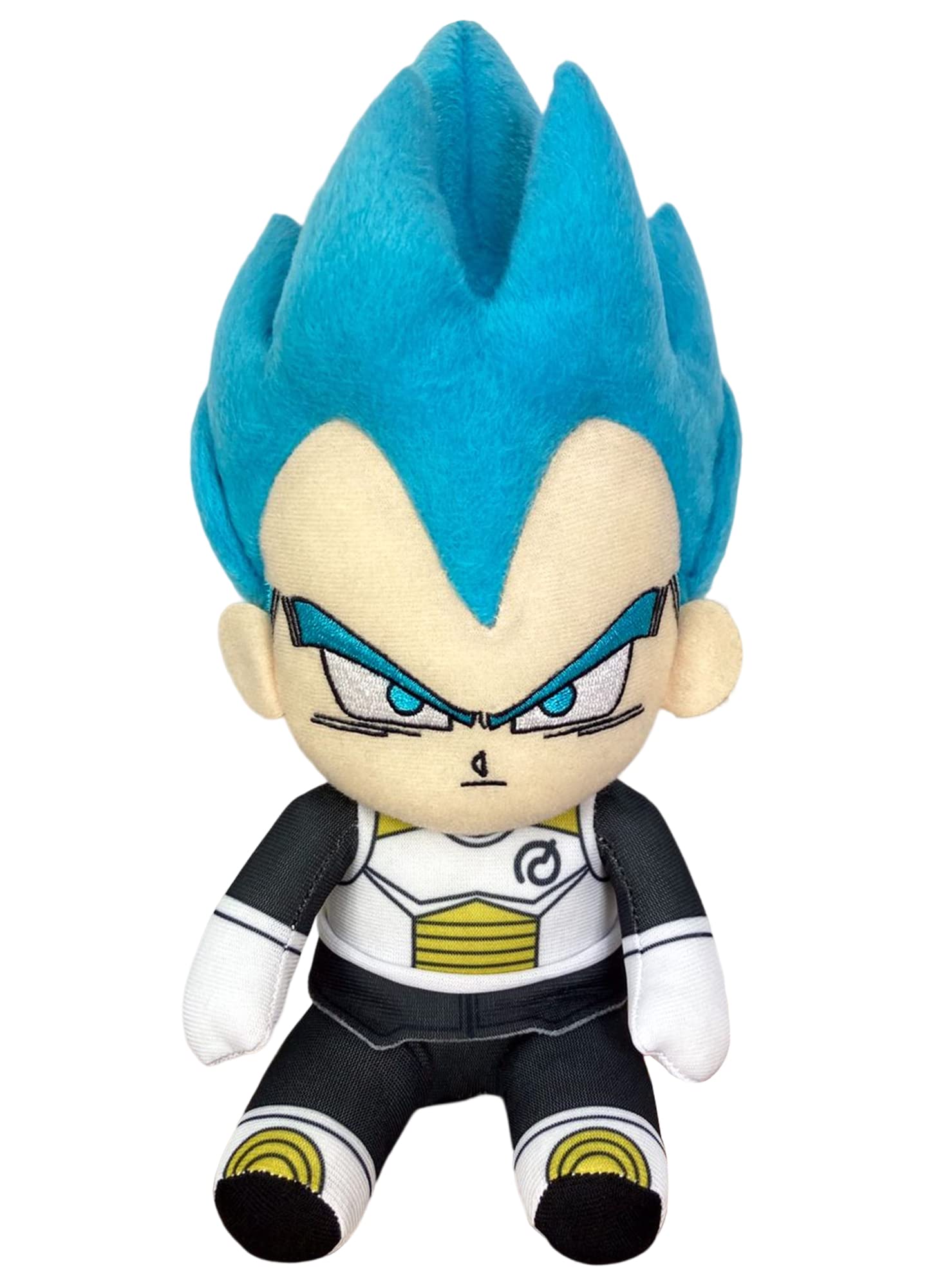 Great Eastern Entertainment Dragon Ball Super - Super Saiyan Blue Vegeta Sitting Plush 8"