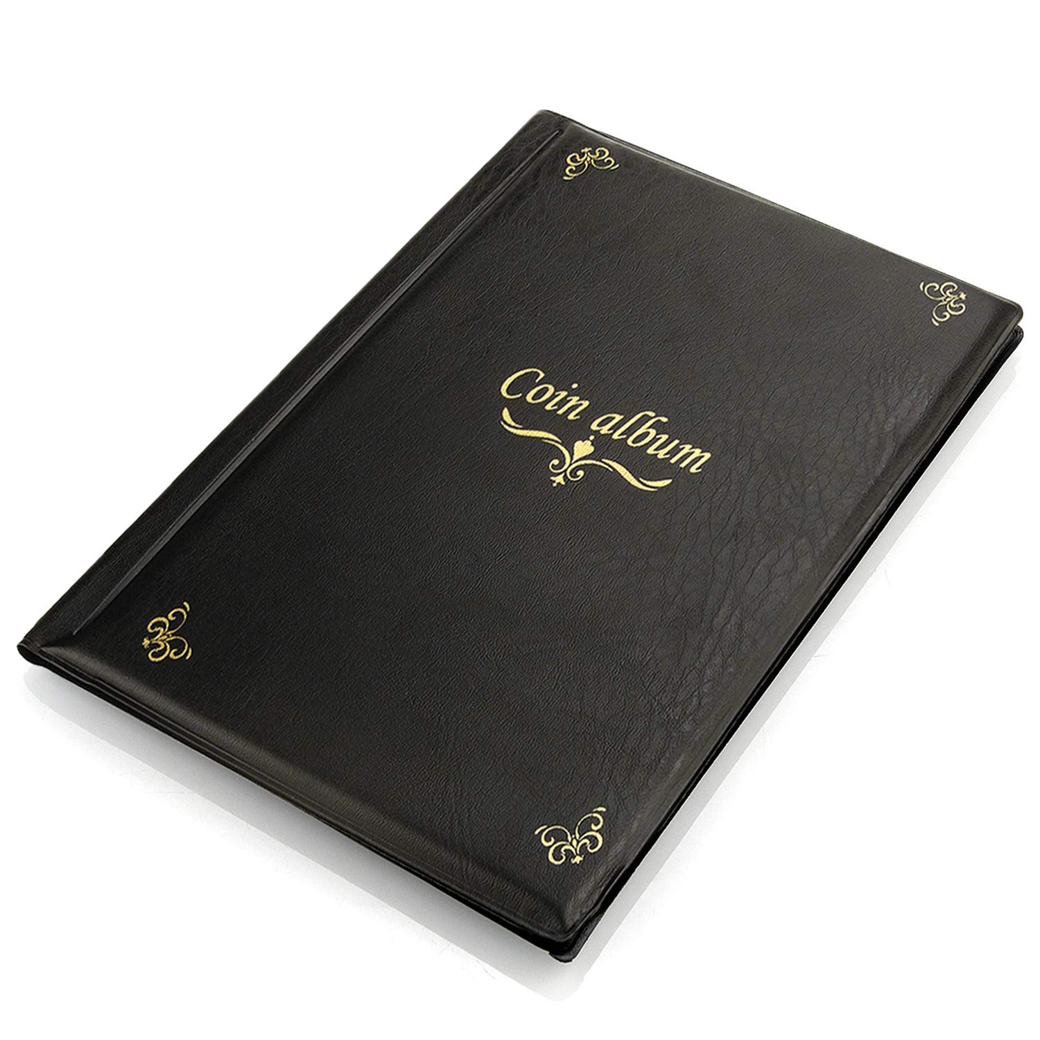 CenterZ 150 Pockets Coin Album, Penny Collecting Book, Souvenir Coins Collection Holder, Ideal for Pressed Pennies Passport, Hobby Coin Collector