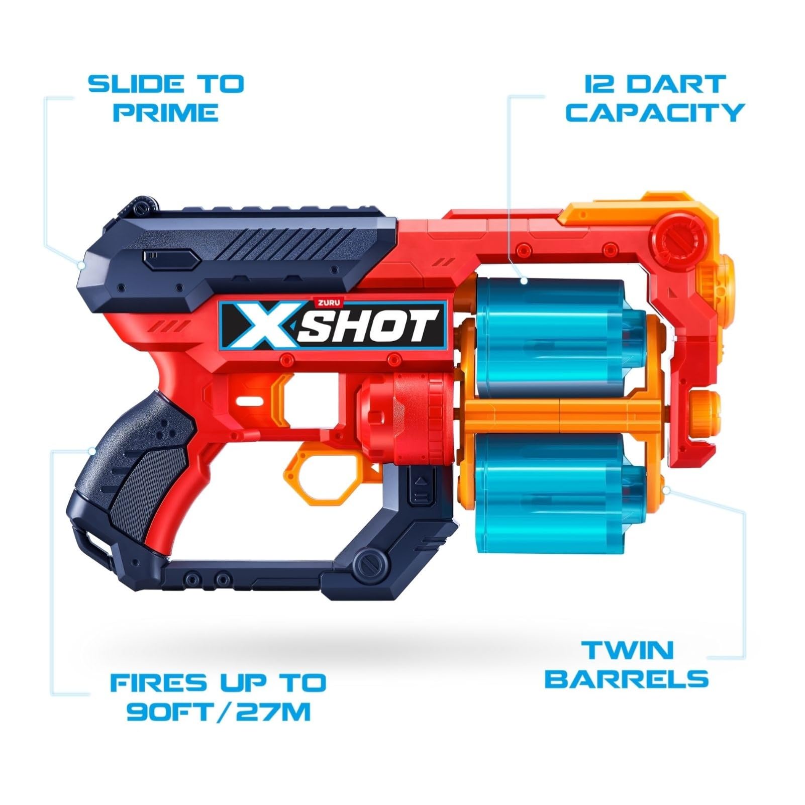 X-Shot 36502 Excel Xcess Foam Blaster (16 Darts)