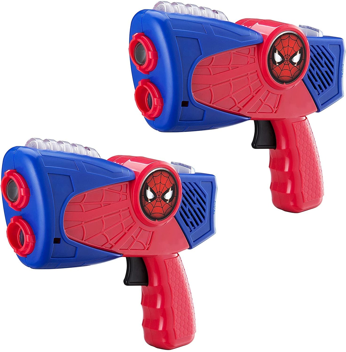 eKids Spiderman Laser-Tag for Kids Infared Lazer-Tag Blasters Lights Up & Vibrates When Hit