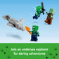 LEGO Minecraft The Axolotl House 21247 Building Toy Set, Creative Adventures at a Colorful Underwater Base, Includes a Diver Explorer, Dolphin
