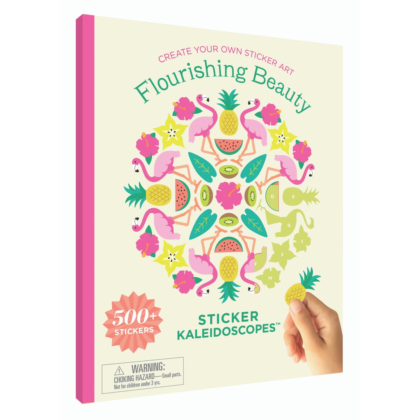 Mrs. Grossman's Sticker Kaleidoscopes Activity Book - Create Manadala Style Art with Sticker by Letter Format, Includes 8 Designs and Over 500