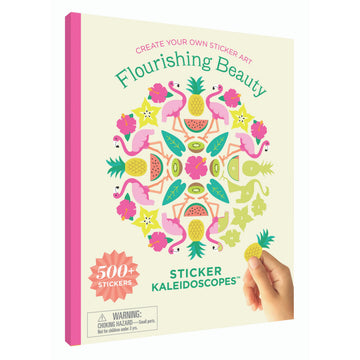 Mrs. Grossman's Sticker Kaleidoscopes Activity Book - Create Manadala Style Art with Sticker by Letter Format, Includes 8 Designs and Over 500