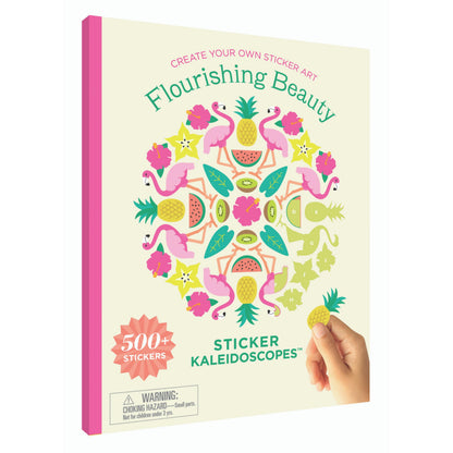 Mrs. Grossman's Sticker Kaleidoscopes Activity Book - Create Manadala Style Art with Sticker by Letter Format, Includes 8 Designs and Over 500