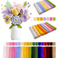 YYUENG TAK 1000 Pcs Pipe Cleaners Flower Kit, 18 Colors Chenille Stems with Complete Accessory Set & Instruction, Pipe Cleaners Craft, Art and Craft