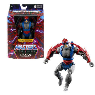 Masters of the Universe Masterverse Action Figure Vintage Collection Stratos, 7 Inch, 30 Articulations, Heroic Bird People Leader with Accessories