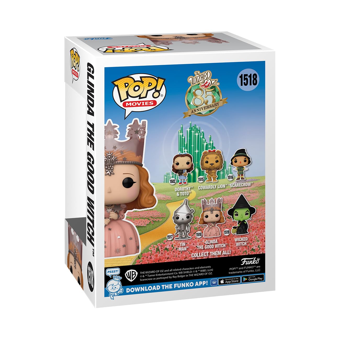 Funko POP! Movies: The Wizard of Oz - Glinda The Good Witch - Collectable Vinyl Figure - Gift Idea - Official Merchandise - for Kids & Adults - Movies