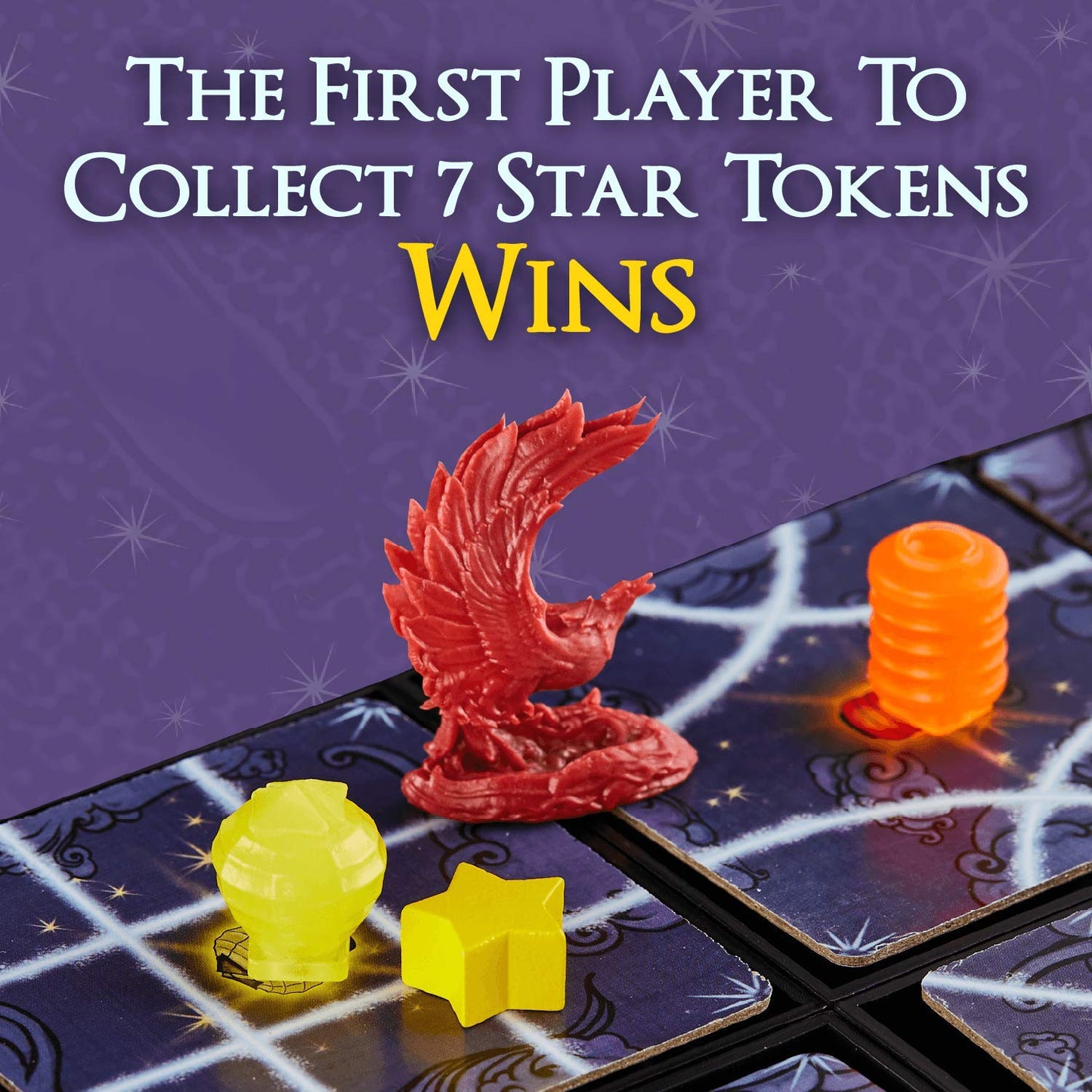 Tsuro Phoenix Rising - Award-Winning Fantasy Strategy Game with Set Collection and Magical Powers | Tile-Laying Adventure for 2-8 Players Ages 8+ |