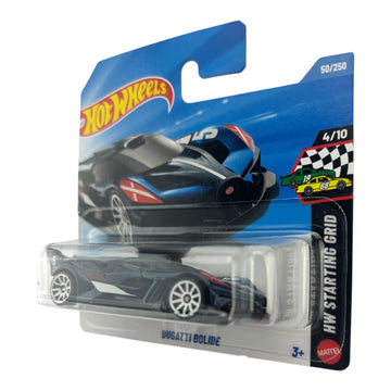 Hot Wheels Bugatti Bolide [Dark Blue] Starting Grid 4/10, 50/250, 1:64 Scale Diecast Toy Vehicle