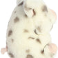 Aurora® Playful Rolly Pet™ Periwinkle Pig™ Stuffed Animal - Compact Size For On-the-Go Fun - For Adults, Kids, Birthdays, and Anniversaries - White 6