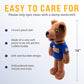 Playtime by Eimmie 14" Pitt Panther Plush Doll - Soft Rag Doll Mascot for College Football Fans, Sports-Themed Plush Figure for Kids, Toddlers