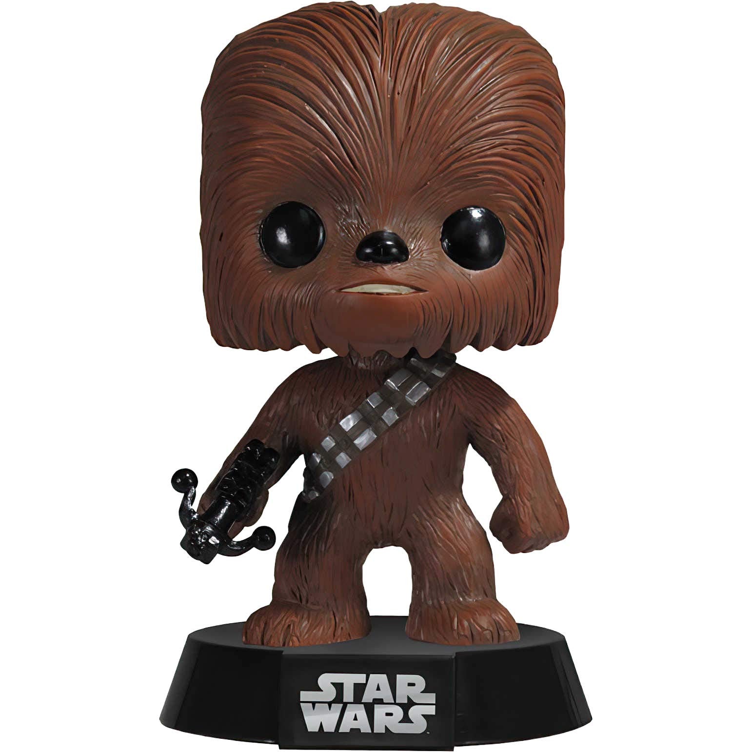 Funko Chewbacca: P o p ! Vinyl Figurine Bundle with 1 Compatible 'ToysDiva' Graphic Protector (006-02324 - B)