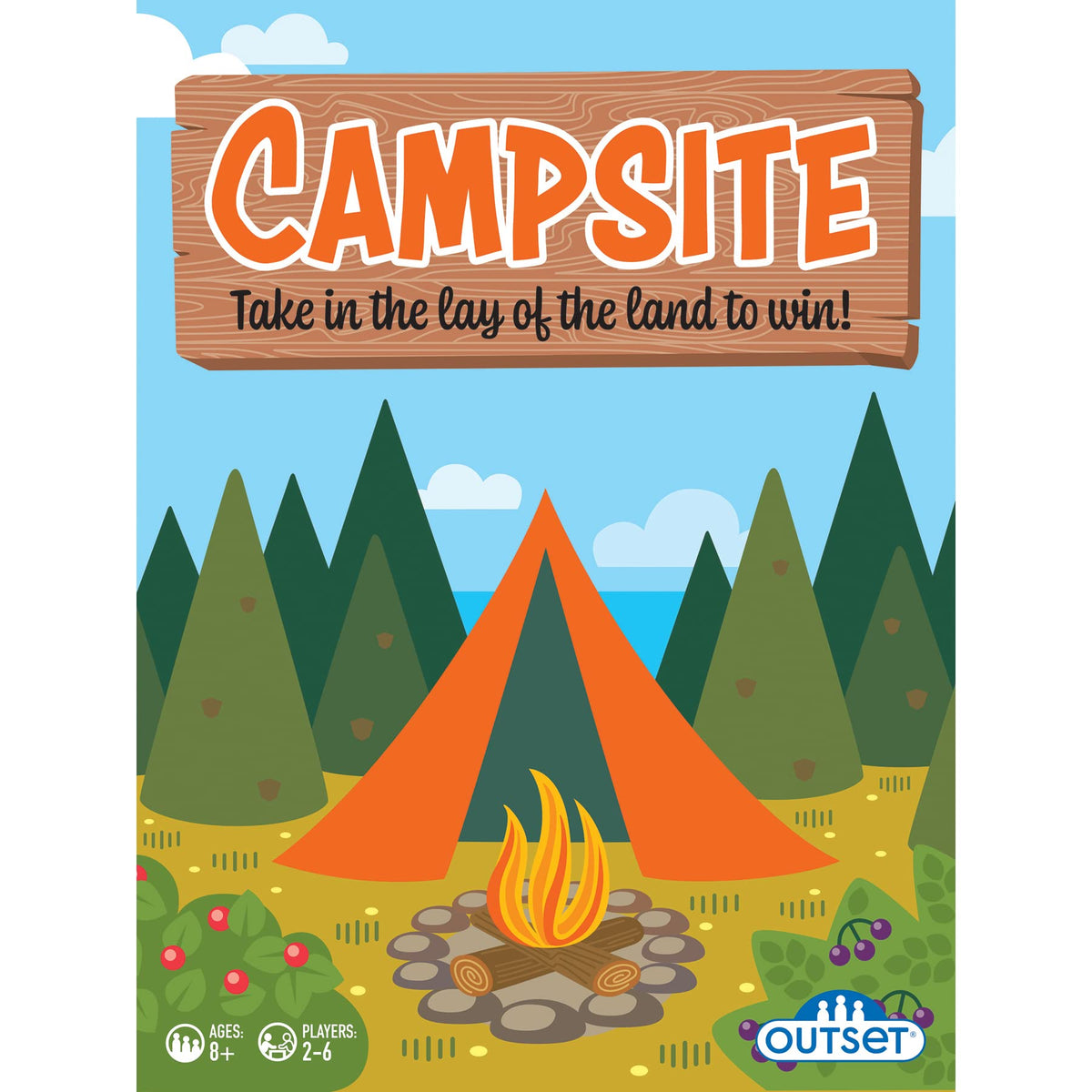 Campsite - Camping Strategy Game by Outset - for Ages 8+