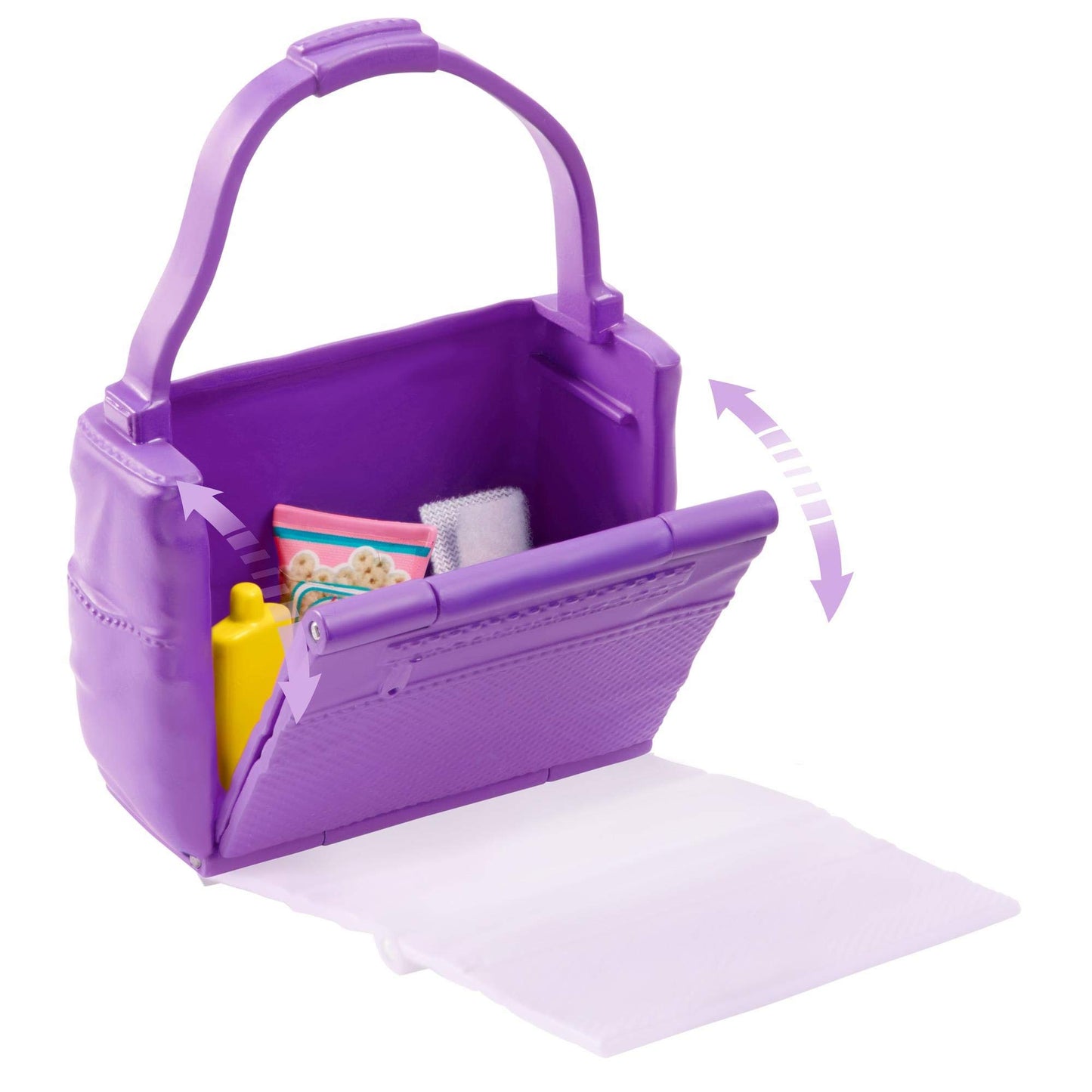 Barbie Skipper Babysitters Inc Doll & Accessories, Feeding & Bath Set with Color-Change Baby Doll, Tub & Accessories