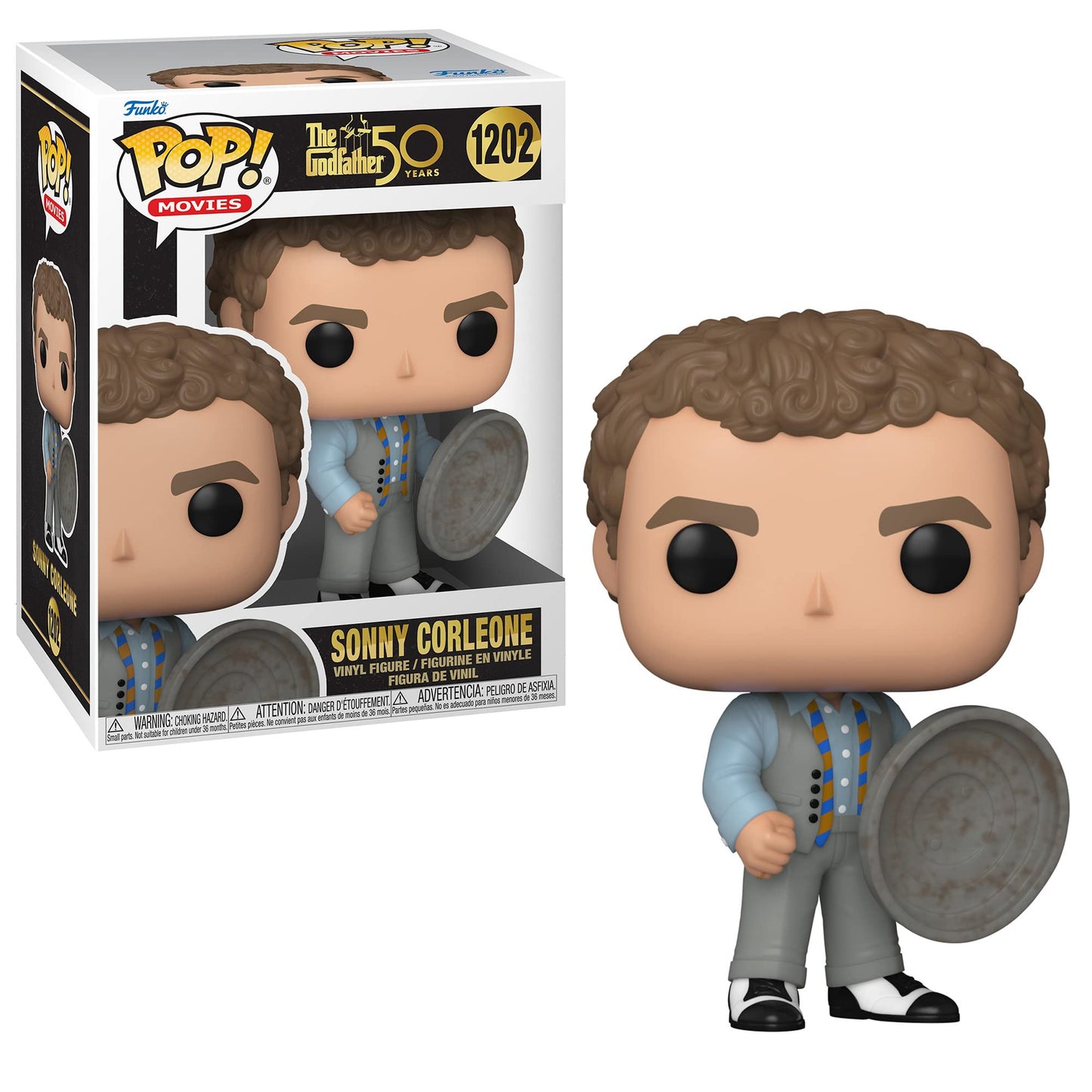 Funko Pop! Movies: The Godfather 50th Anniversary Collectors Set - 3 Figure Set: Michael, Vito, Sonny