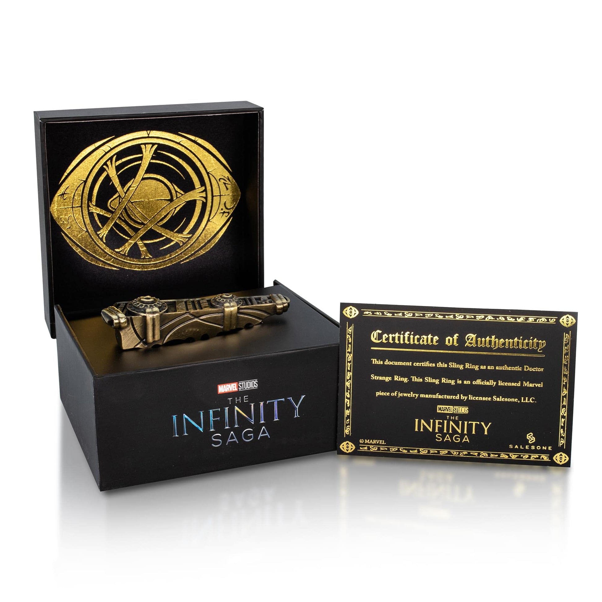 Toynk Marvel Studios Infinity Saga Doctor Strange Sling Ring Official Collectible Replica black
