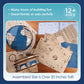 MindWare Gearjits: Globe - Wooden 3D Building Puzzle for Teens & Adults - DIY Construction Model - Fun for Parents Too! - Great STEAM Gifts for Ages