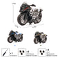Diecast Motorcycle Toy - Pull Back Toy Cars with Sound and Light Toy,Motorcycle Toys for Boys,Toys for 3-9 Year Old Boys (Blue)