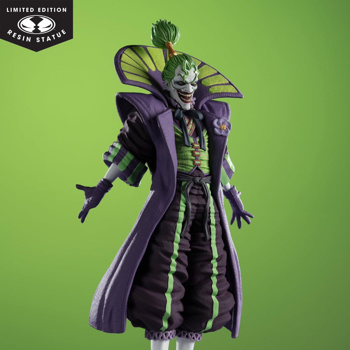 McFarlane Toys- DC Direct Lord Joker (The Demon King from Batman Ninja) (The Joker Purple Craze) 1:10 Scale Resin Statue