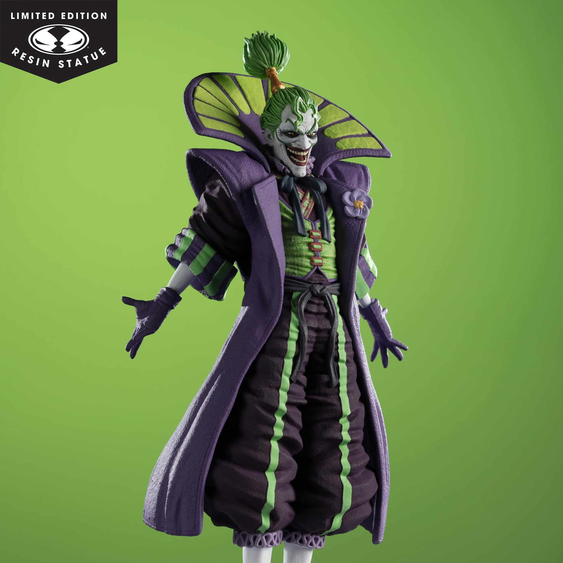 McFarlane Toys- DC Direct Lord Joker (The Demon King from Batman Ninja) (The Joker Purple Craze) 1:10 Scale Resin Statue