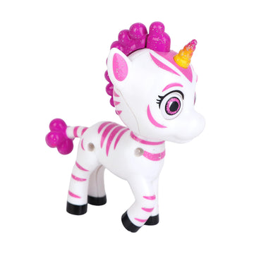 Zoonicorn Emoteez - Promi Purple Unicorn Figure with Light-Up Horn