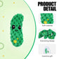 Yuunheg 12 Pcs Pickle Gifts Pickle Crochet Doll, Crochet Cucumber with Encouragement Support Cards & Organza Bags, Positive Gifts for Employee