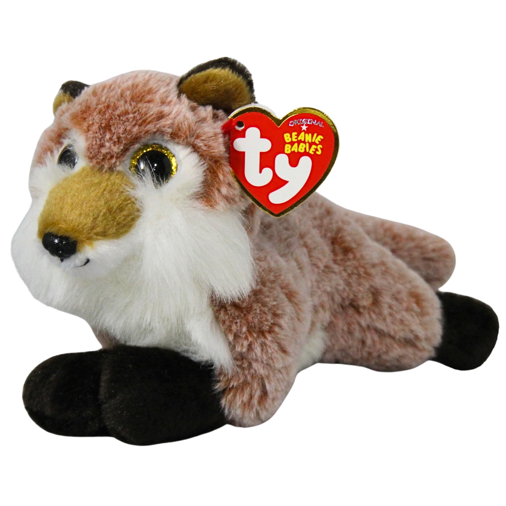 TY 50052 Beanie Babies Fredrick Fox, Multicoloured