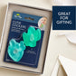 Itzy Ritzy Water-Filled Teethers - Cold Cutie Coolers Textured On Both Sides to Massage Sore Gums & Emerging Teeth - Can Be Chilled in Refrigerator