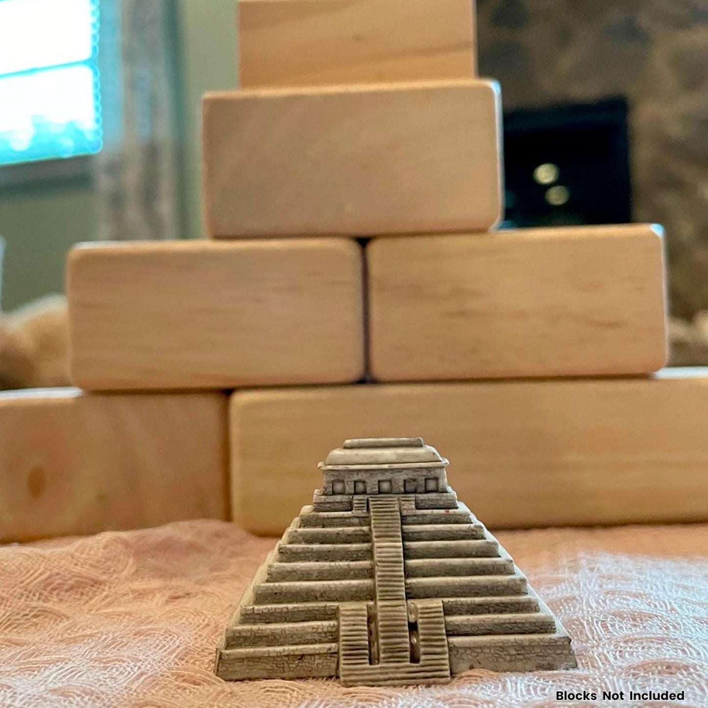 Safari Ltd. Around The World TOOB - 10 Figurines: Leaning Tower of Pisa, Eiffel Tower, Taj Mahal, Statue of Liberty, Giza Pyramids, & More