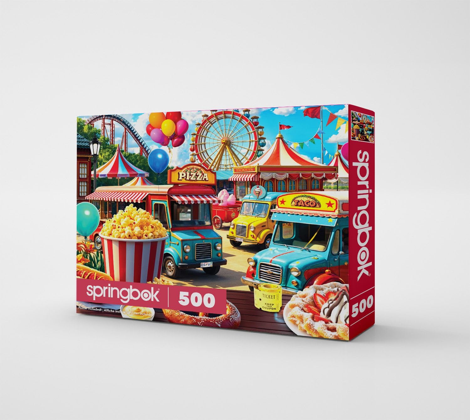 Springbok State Fair 500 Piece Carnival Jigsaw Puzzle for Adults