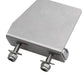 BQLZR 38x31.5x11.5mm Silver Aluminum Alloy Emulational Model Boat Part Metal Trim Tabs for RC Electric Racing Boat Pack of 2