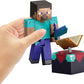 Mattel Minecraft Diamond Level Steve Action Figure with 3 Accessories, 5.5-in Collector Scale & Pixelated Design