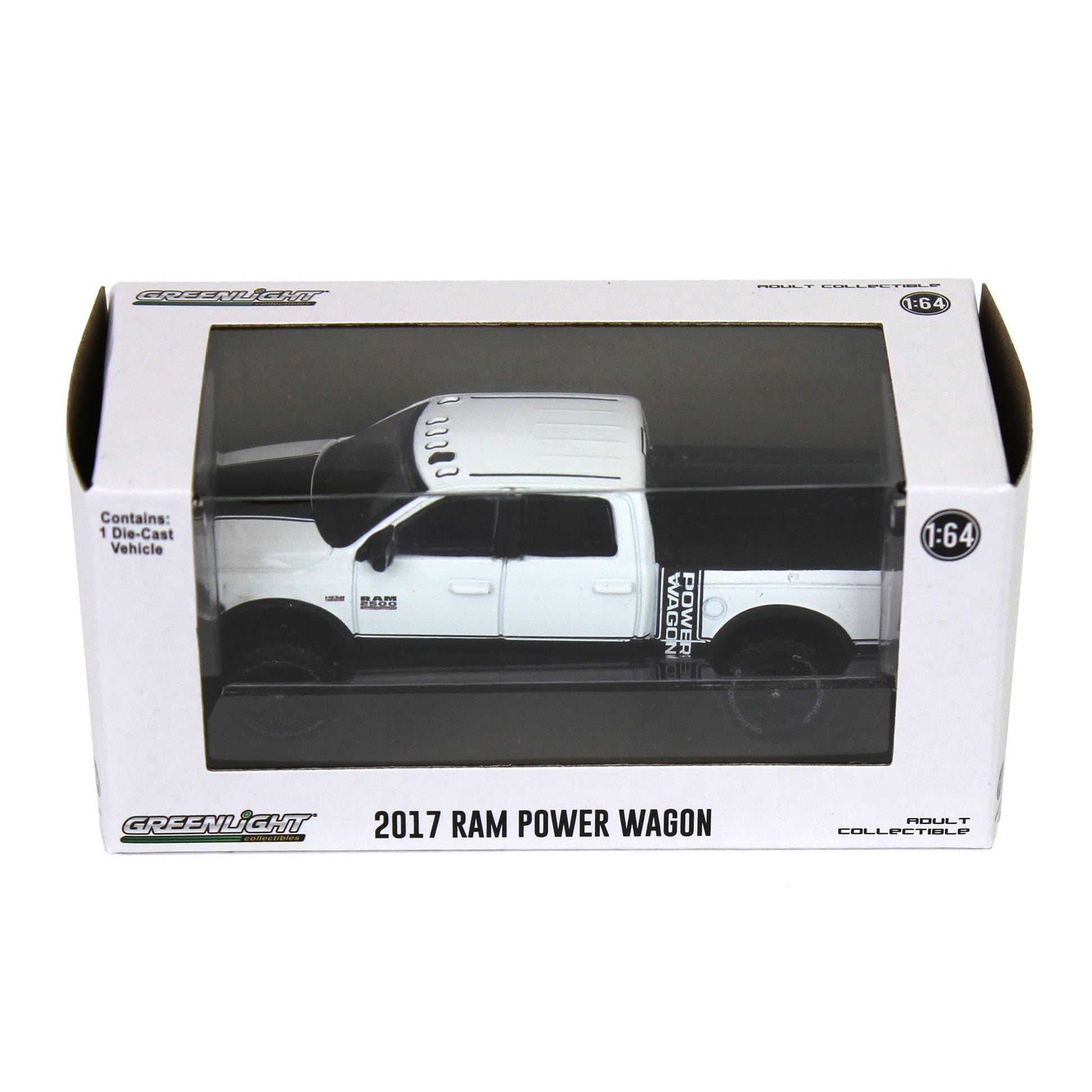 Truck 1/64 Lifted 2017 Ram 2500 Power Wagon Pickup White Exclusive 51582-A