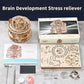 StrucToys Wooden Tourbillon Timer Model Kit, 3D Wooden Puzzle for Adult, 218Pcs Assemble Model Kit